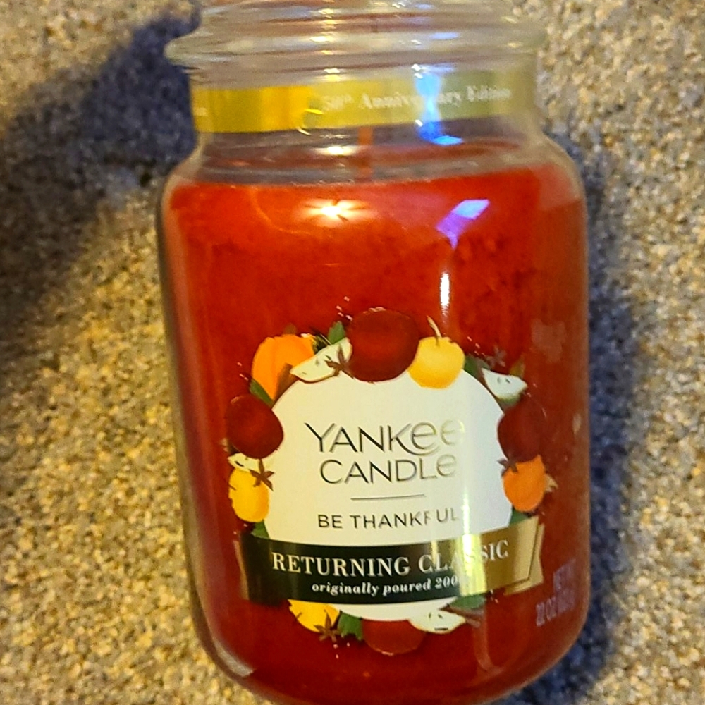 Be thankful jar. Retired scent